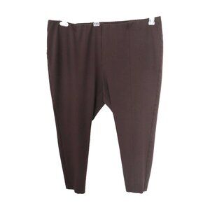 J. Jill Ponte Leggings, Dark Brown, 4X